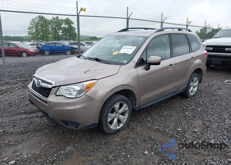 2016 Subaru Forester 2.5I Premium из США, поврежденный, VIN JF2SJADC3GH551925